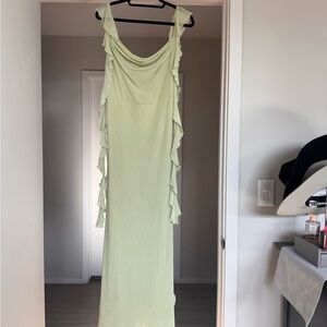 Cider Light Green long dress